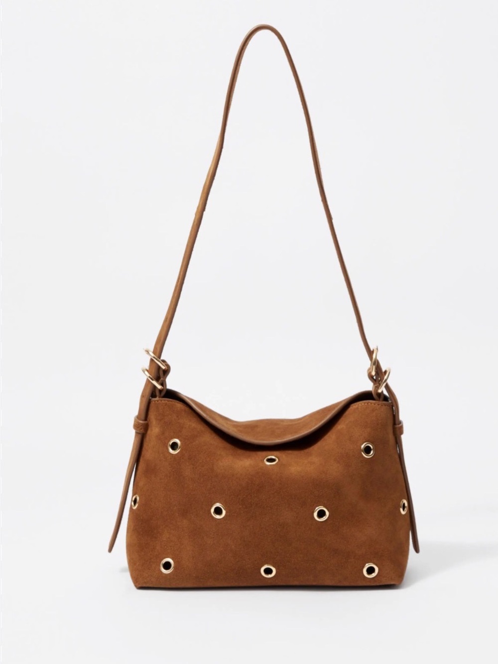 & Other Stories Grommet Suede Bag
